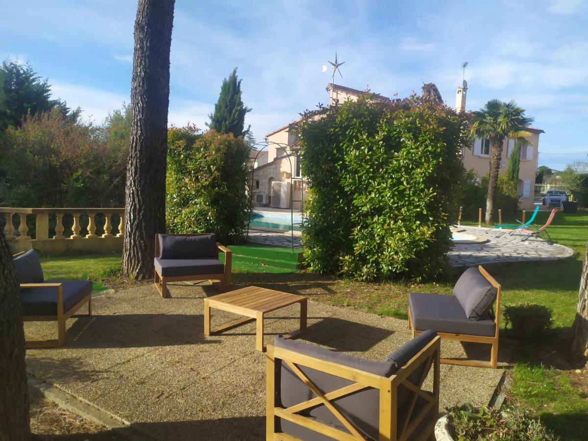 Villa Les Palmiers - Aux Portes D'Ales Saint Julien Les Rosiers ภายนอก รูปภาพ